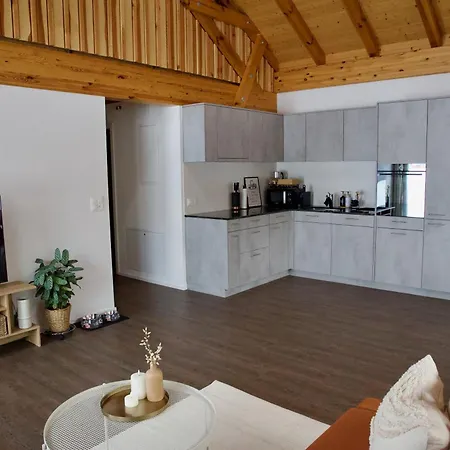 Lägenhet Louisa's Loft - Stilvolle & Zentral Gelegene Mit Whirlpool Und Bergblick - Nahe Piste, Loipe Und Wandergebiet Im Toggenburg *