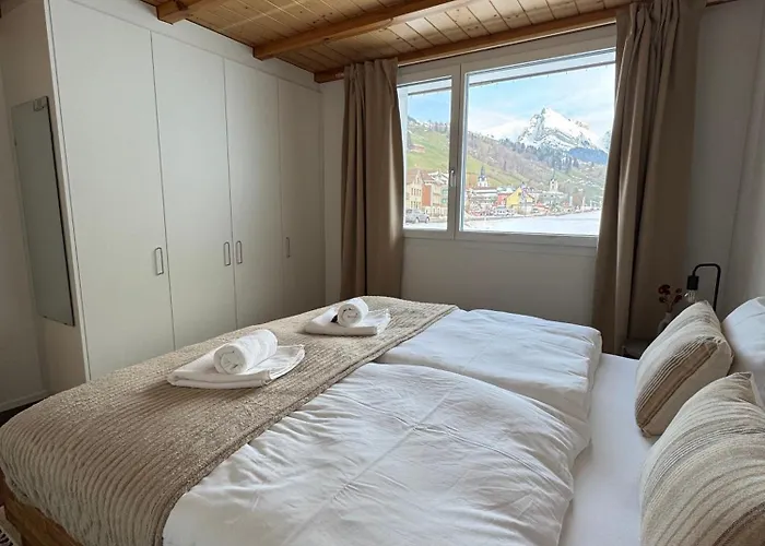 Louisa's Loft - Stilvolle Mit Whirlpool & Bergblick - Wandern & Letzte Skitage Im Toggenburg - Swiss Alps 아파트 *